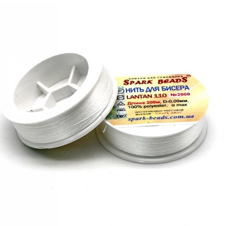 Нитки для бисера Лантан 110 Spark Beads(200м)